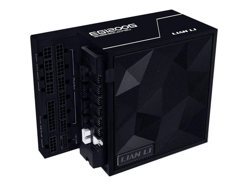 Lian Li Edge Series 1200W Power Supply (1200W, 80 Plus Gold, PCIE 5.1, ATX 3.1, Fully Modular)