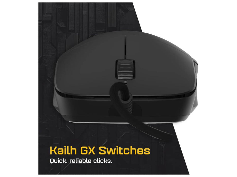 End Game Gear XM2w 8K Wired Gaming Mouse, 4K Polling, Black