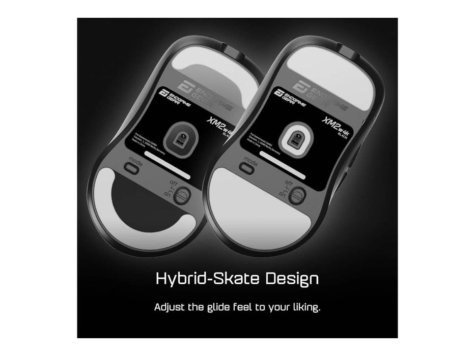 End Game Gear XM2w 4K Wireless Gaming Mouse, Right-handed, 2.4Ghz/USB-C, 26K DPI, 4K Dongle, Black