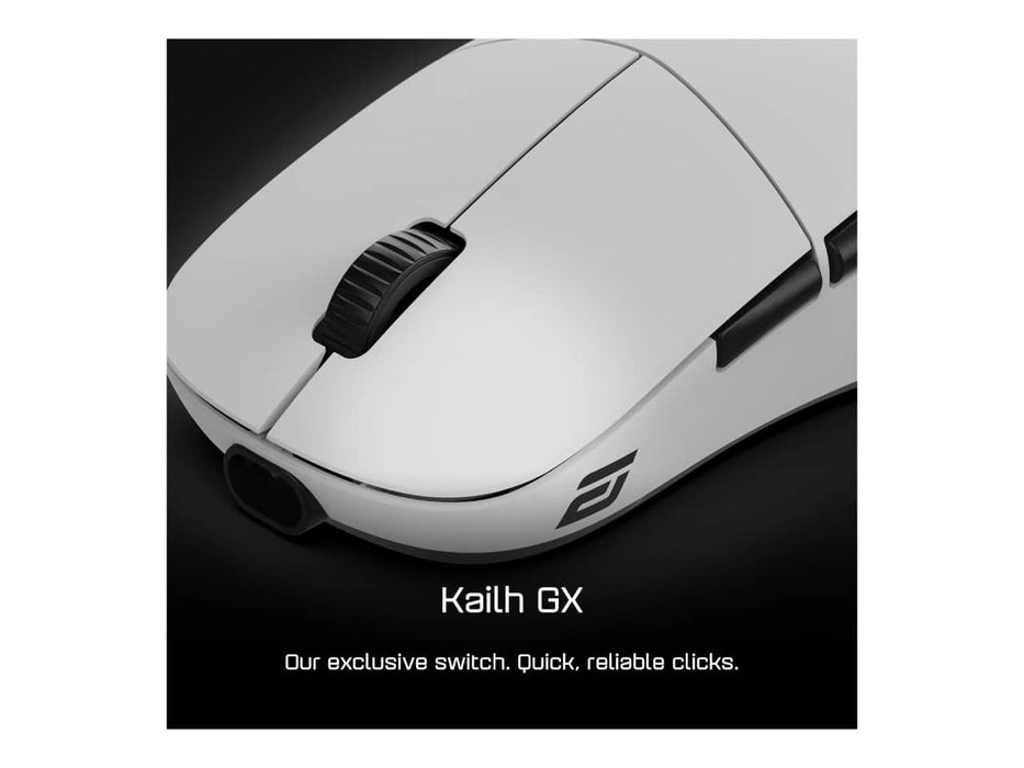 End Game Gear XM2w 4K Wireless Gaming Mouse, Right-handed, 2.4Ghz/USB-C, 26K DPI, 4K Dongle, White