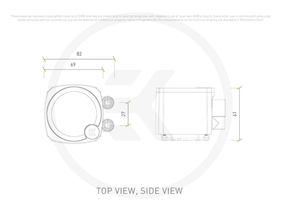 EKWB EK-Nucleus AIO CR240 Lux D-RGB White CPU Liquid / Water Cooler, 240mm Radiator, 2x EK-FPT 120mm D-RGB Fans, Intel & AMD Sockets