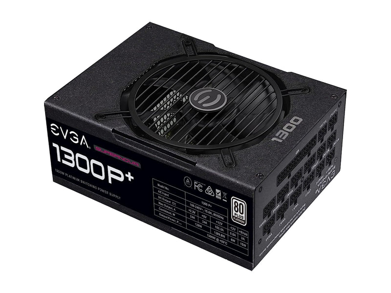 EVGA SuperNOVA 1300P+ Power Supply (1300W, 80 Plus Platinum, Fully Modular) 220-PP-1300-X1