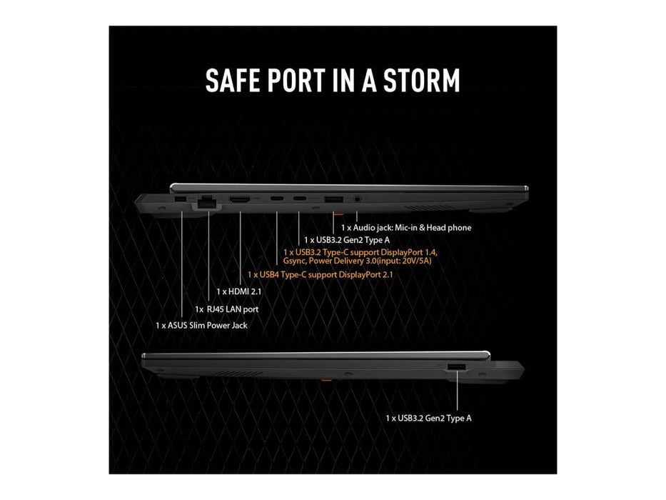 ASUS TUF Gaming A16 Gaming Laptop, 16" FHD+, 165Hz Display, AMD Ryzen, GeForce RTX 4060, 16GB DDR5, 1TB PCIe Gen4 SSD, Dolby Atmos, Windows 11 (FA608WV-DB94)