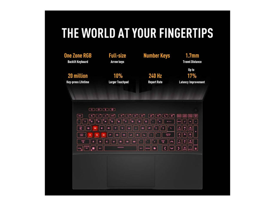 ASUS TUF Gaming A16 Gaming Laptop, 16" FHD+, 165Hz Display, AMD Ryzen, GeForce RTX 4060, 16GB DDR5, 1TB PCIe Gen4 SSD, Dolby Atmos, Windows 11 (FA608WV-DB94)