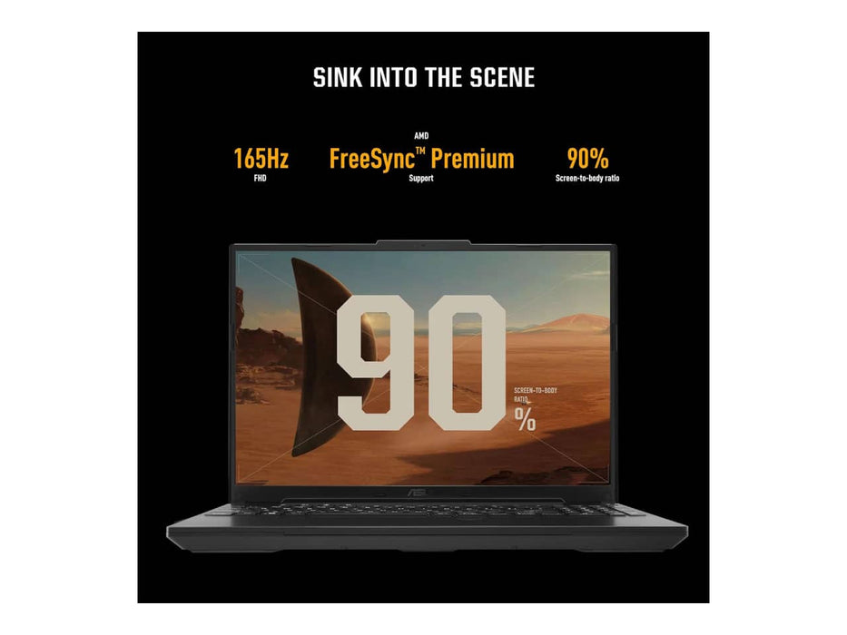 ASUS TUF Gaming A16 Gaming Laptop, 16" FHD+, 165Hz Display, AMD Ryzen 7, AMD Radeon RX7600S, 16GB DDR5, 1TB PCIe Gen4 SSD, Wi-Fi 6, Windows 11 (FA617NSR-DS71-CA)