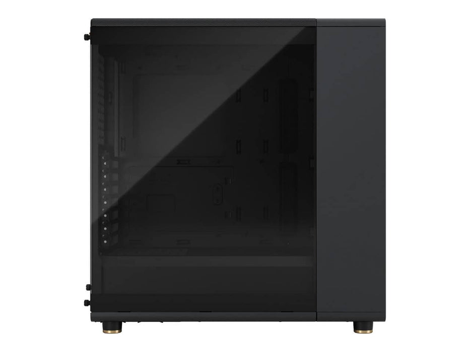 Fractal Design North ATX / mATX Mid Tower Computer Case, Charcoal Black with Walnut Front, Tinted Tempered Glass Side Panel (FD-C-NOR1C-02)