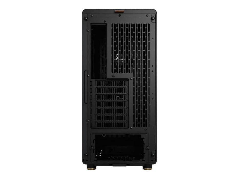 Fractal Design North ATX / mATX Mid Tower Computer Case, Charcoal Black with Walnut Front, Tinted Tempered Glass Side Panel (FD-C-NOR1C-02)