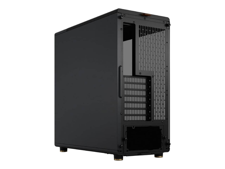 Fractal Design North ATX / mATX Mid Tower Computer Case, Charcoal Black with Walnut Front, Tinted Tempered Glass Side Panel (FD-C-NOR1C-02)