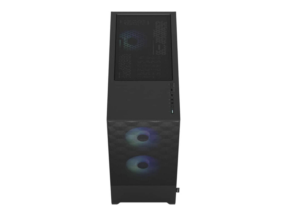 Fractal Design Pop Air RGB Black High-Airflow Computer Case, Tempered Glass, ATX Mid Tower (FD-C-POR1A-06)