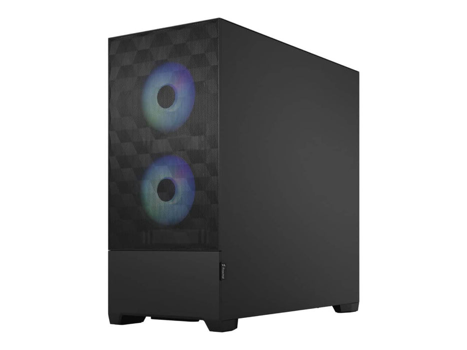 Fractal Design Pop Air RGB Black High-Airflow Computer Case, Tempered Glass, ATX Mid Tower (FD-C-POR1A-06)