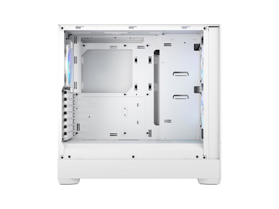 Fractal Design Pop Air Computer Case, ATX Mid Tower, White, RGB, Tempered Glass (FD-C-POR1A-01)