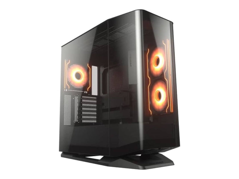 Cougar FV270 RGB Mid Tower E-ATX Computer Case, 420mm GPU Support, Built-in ARGB PWM Fans
