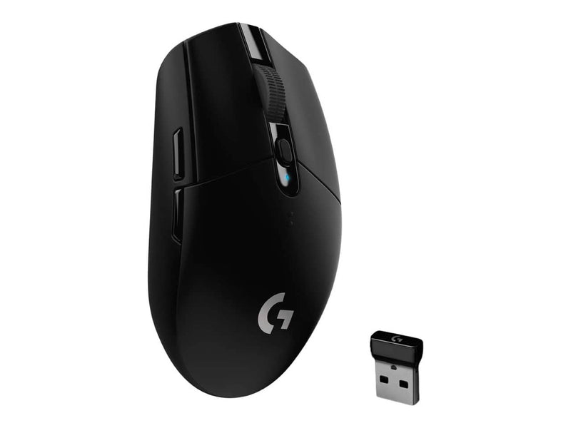 Logitech G305 Lightspeed Wireless Gaming Mouse, 12,000 DPI, Hero 12K Sensor, Lightweight, Black
