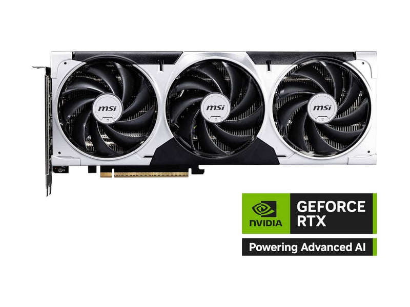 MSI GeForce RTX 5060 Ti 16GB Ventus 3X OC Graphics Card, 16GB GDDR7, Nvidia Blackwell Architecture, 128-bit Extreme Performance