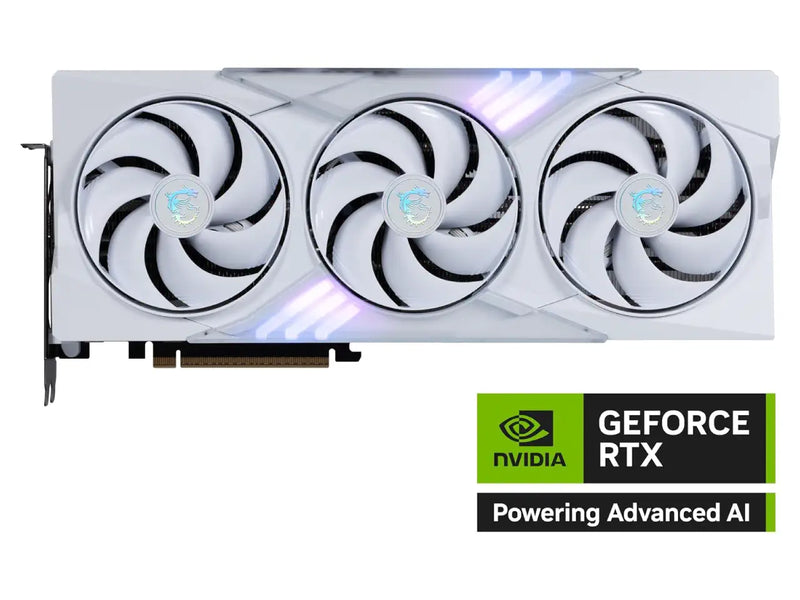 MSI Gaming RTX 5080 16GB Gaming Trio OC White Graphics Card