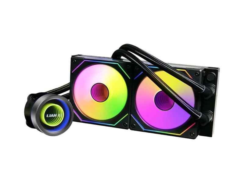 Lian Li Galahad II Trinity SL-INF 240 AIO CPU Liquid / Water Cooler, 240mm, Black, ARGB (Intel LGA 1700/1200/115x, AMD AM4/AM5) GA2T24INB