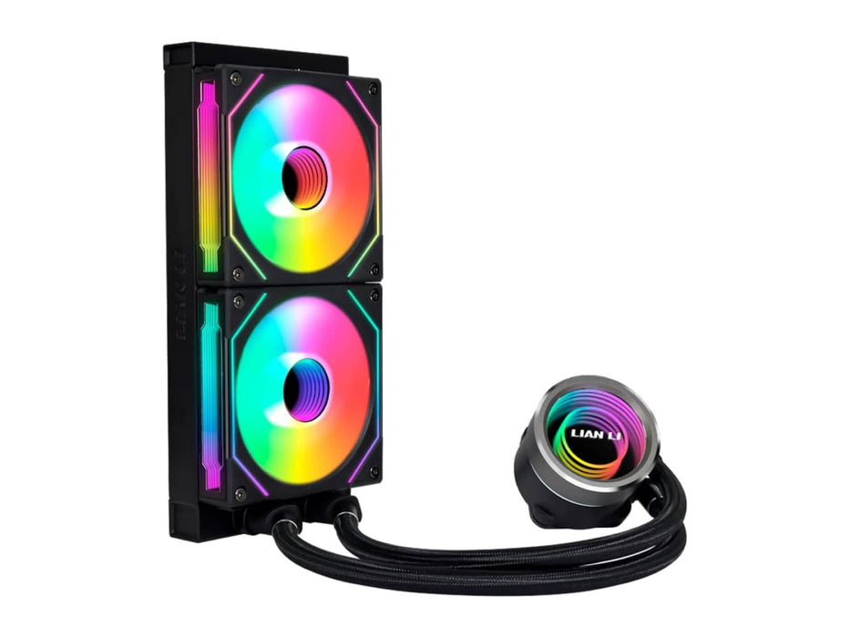 Lian Li Galahad II Trinity SL-INF 240 AIO CPU Liquid / Water Cooler, 240mm, Black, ARGB (Intel LGA 1700/1200/115x, AMD AM4/AM5) GA2T24INB