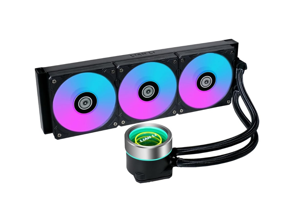 Lian Li Galahad II Trinity 360 AIO CPU Liquid / Water Cooler, 360mm, Black, ARGB (Intel LGA 1700/1200/115x, AMD AM5/AM4) GA2T36B