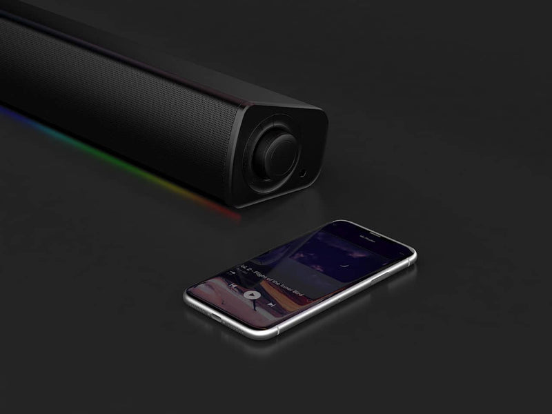 Creative Sound Blaster GS3 Compact Gaming Soundbar, SuperWide technology, 24W peak power, USB-C, AUX, Bluetooth 5.4