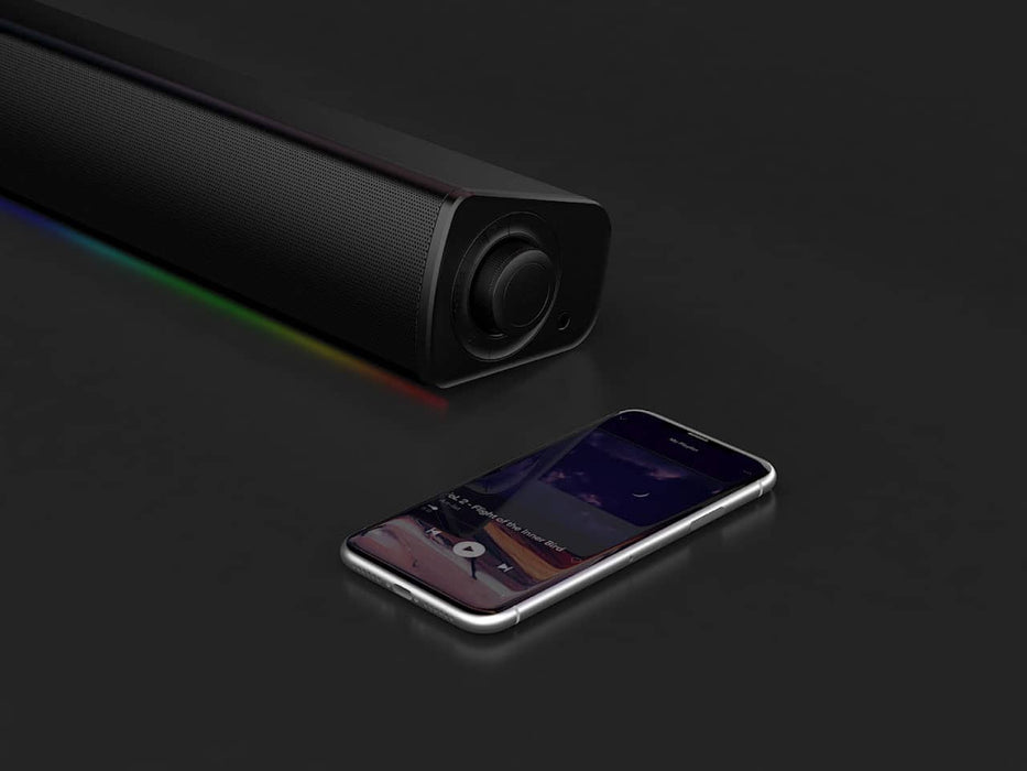 Creative Sound Blaster GS3 Compact Gaming Soundbar, SuperWide technology, 24W peak power, USB-C, AUX, Bluetooth 5.4