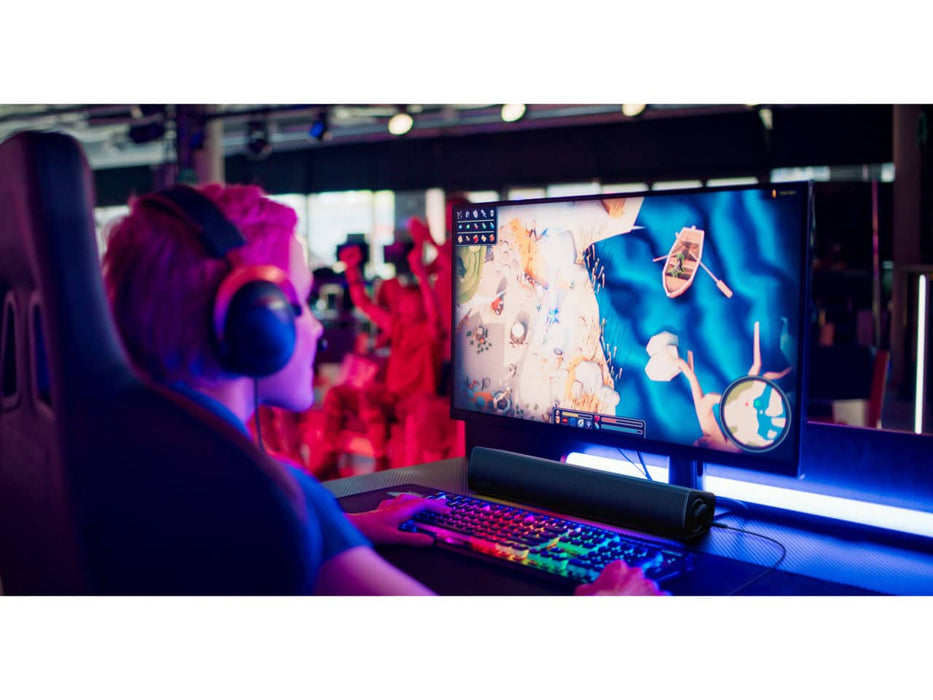 Creative Sound Blaster GS3 Compact Gaming Soundbar, SuperWide technology, 24W peak power, USB-C, AUX, Bluetooth 5.4