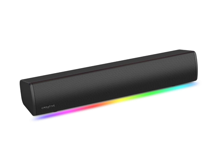 Creative Sound Blaster GS3 Compact Gaming Soundbar, SuperWide technology, 24W peak power, USB-C, AUX, Bluetooth 5.4