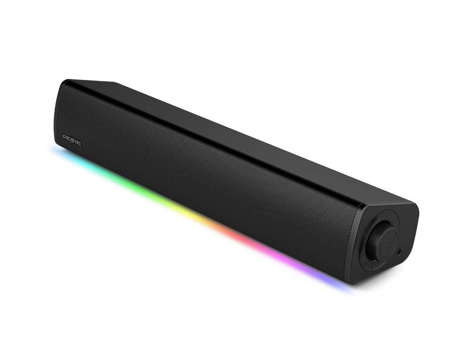 Creative Sound Blaster GS3 Compact Gaming Soundbar, SuperWide technology, 24W peak power, USB-C, AUX, Bluetooth 5.4