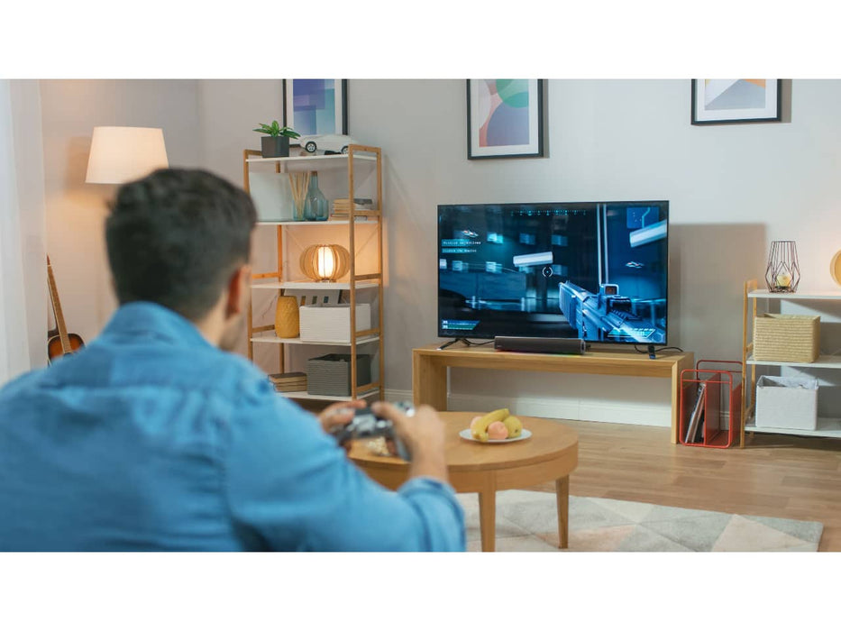 Creative Sound Blaster GS5 Gaming Soundbar, SuperWide technology, Optical In, USB-C, AUX, and Bluetooth 5.3, Headphone Out, RGB