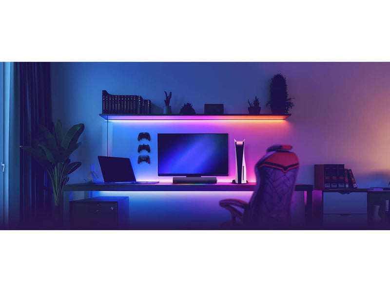 Creative Sound Blaster GS5 Gaming Soundbar, SuperWide technology, Optical In, USB-C, AUX, and Bluetooth 5.3, Headphone Out, RGB