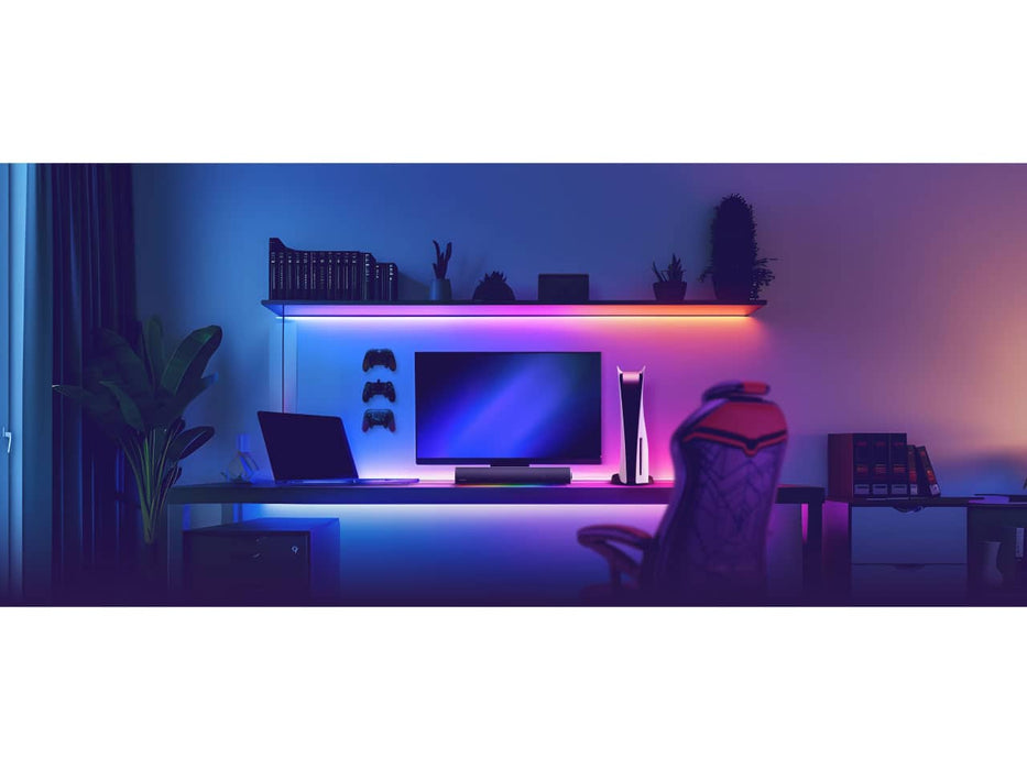 Creative Sound Blaster GS5 Gaming Soundbar, SuperWide technology, Optical In, USB-C, AUX, and Bluetooth 5.3, Headphone Out, RGB