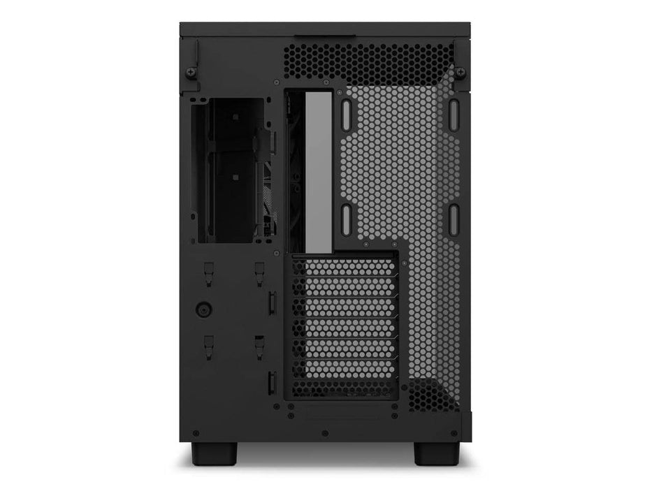 NZXT H6 Flow Compact Dual-Chamber Computer Case, ATX Mid Tower, Panoramic Tempered Glass, High Performance Airflow Panels, Black (CC-H61FB-01)