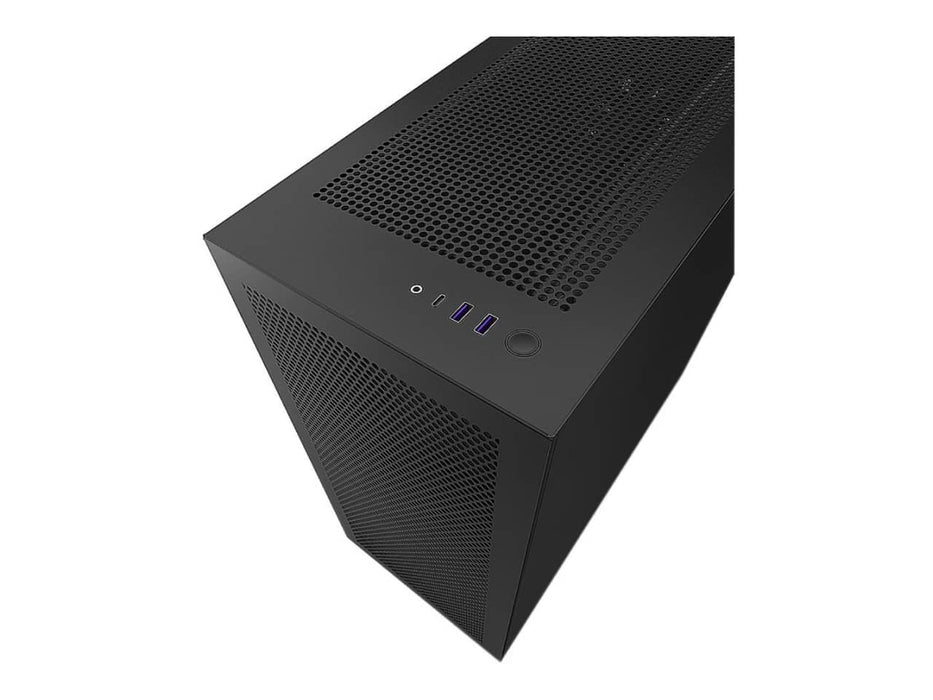 NZXT H7 Flow RGB Computer Case, ATX Mid Tower, Matte Black, RGB, Tempered Glass (CM-H71FB-R1)
