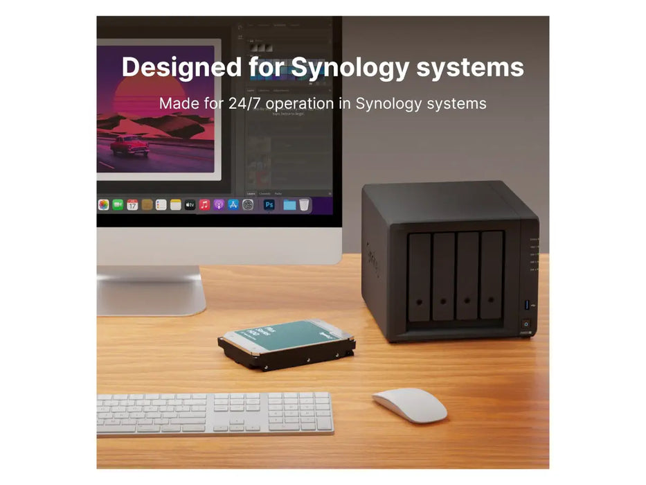 Synology HAT3310 Plus Series 12TB Hard Disk Drive, 3.5" SATA HDD (HAT3310-12T)