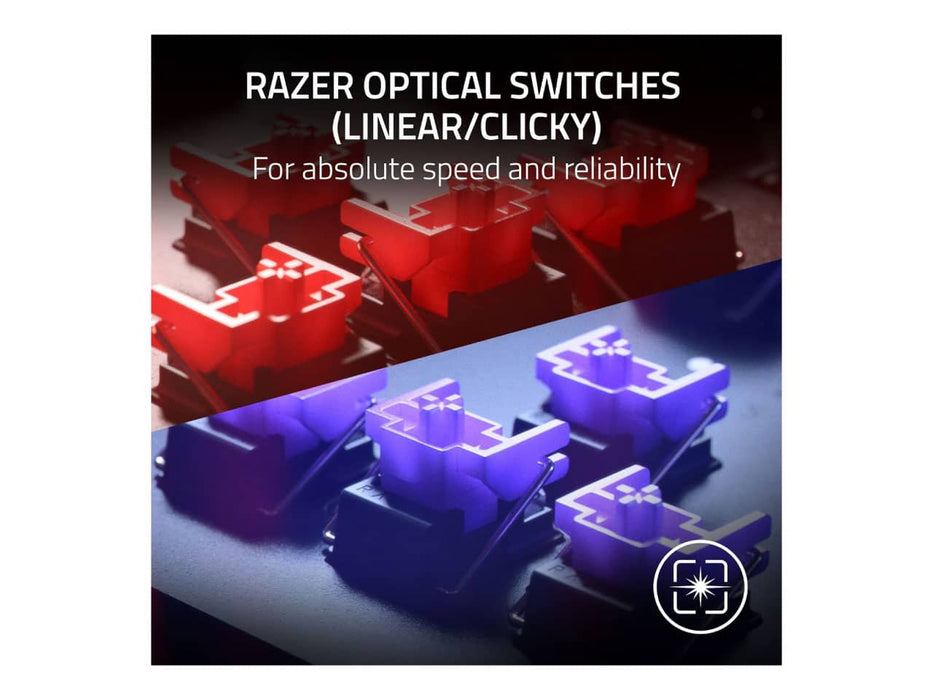 Razer Huntsman V2 Optical RGB Gaming Keyboard, Fastest Linear Optical Switches Gen-2