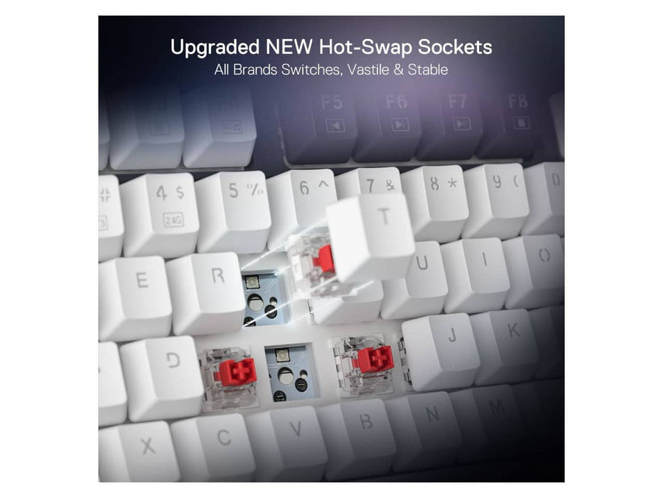 Redragon K673 Pro 75% Wireless Gasket RGB Gaming Keyboard