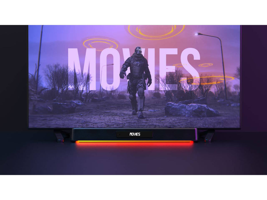 Creative Sound Blaster Katana V2X 5.1 Multi-Channel Super X-Fi Gaming Soundbar, Tri-amplified, Compact, RGB, Built in Microphone