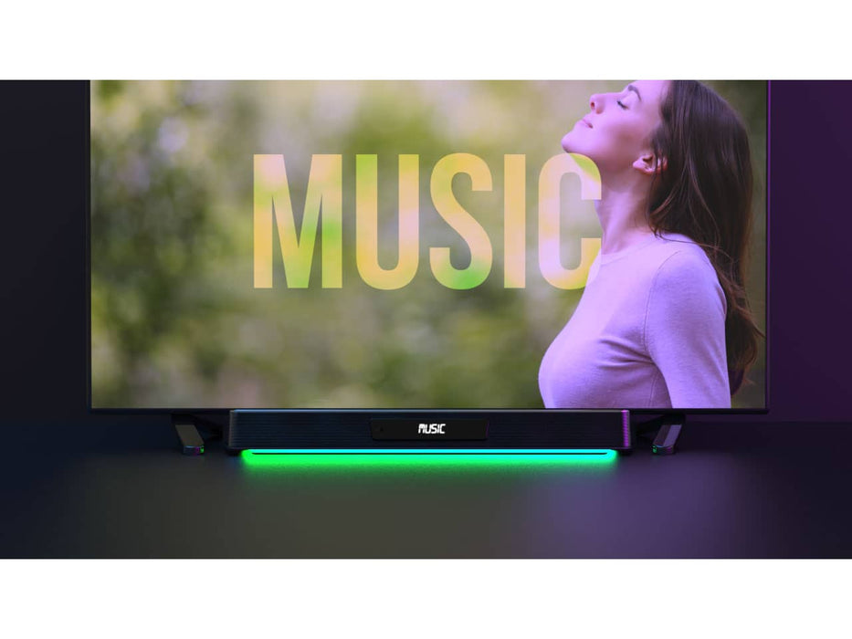 Creative Sound Blaster Katana V2X 5.1 Multi-Channel Super X-Fi Gaming Soundbar, Tri-amplified, Compact, RGB, Built in Microphone