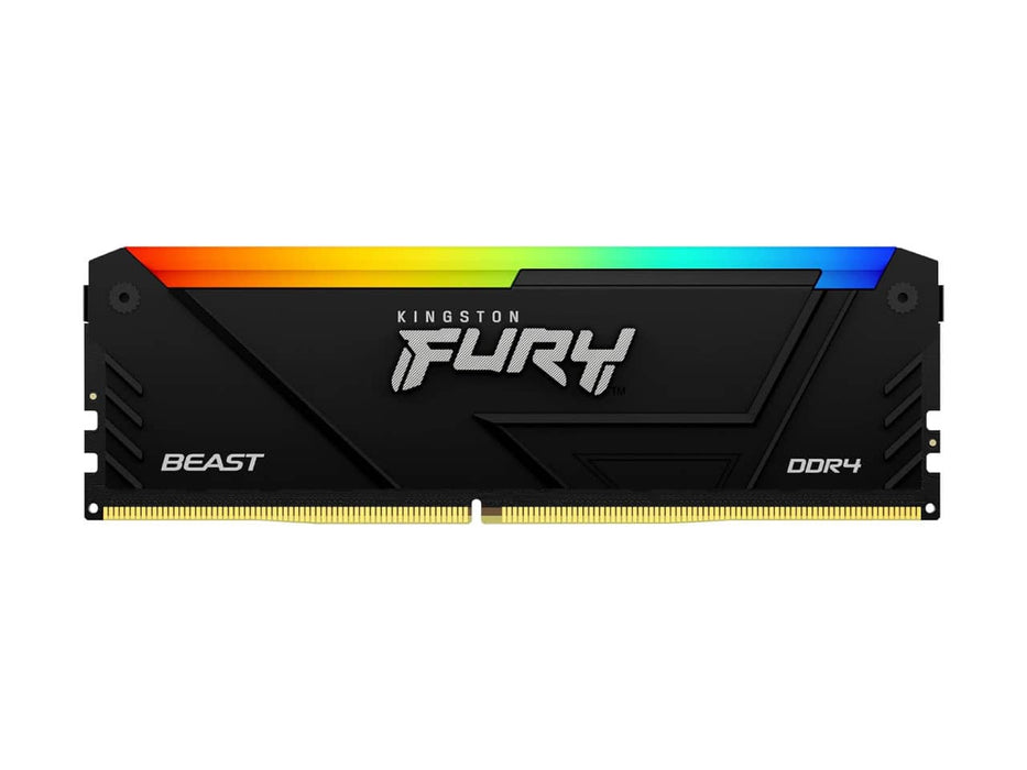Kingston FURY Beast 16GB (1x16GB) DDR4 3200MT/s RGB Desktop Memory (KF432C16BB2A/16)