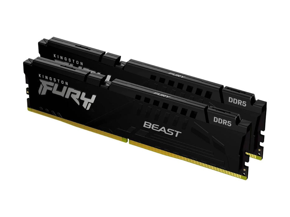 Kingston Fury Beast 32GB (2x16GB) DDR5 5200MT/s Desktop Memory (KF552C40BBK2-32)