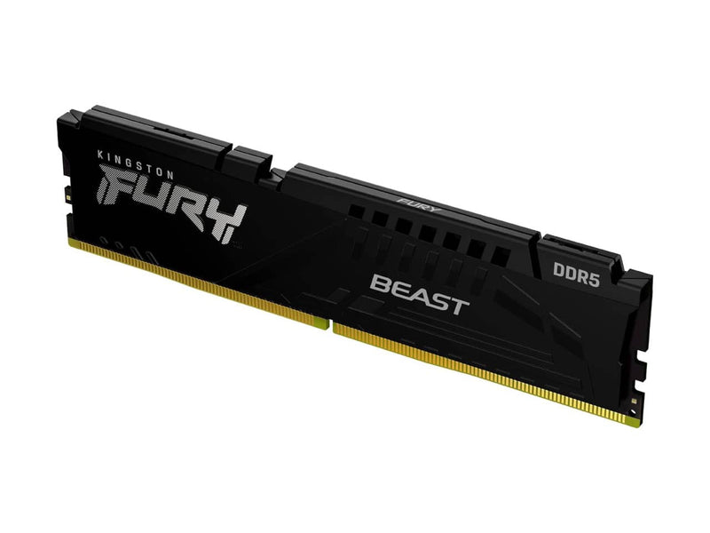 Kingston Fury Beast 16GB (1x16GB) 5600MT/s DDR5 Desktop Memory (KF556C36BBE-16)