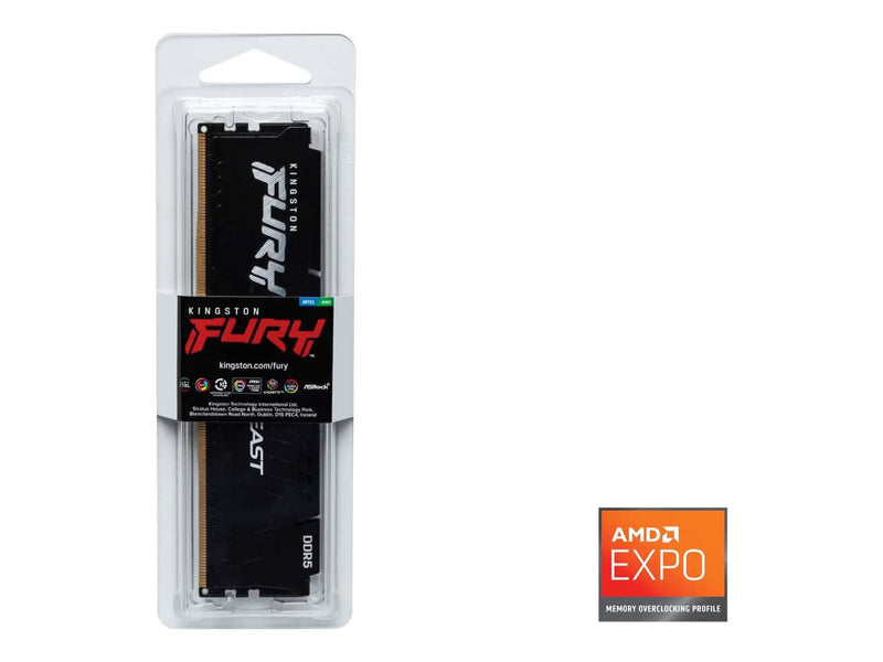Kingston FURY Beast 32GB (1x32GB) DDR5 5600MT/s Desktop Memory (KF556C40BB2-32)