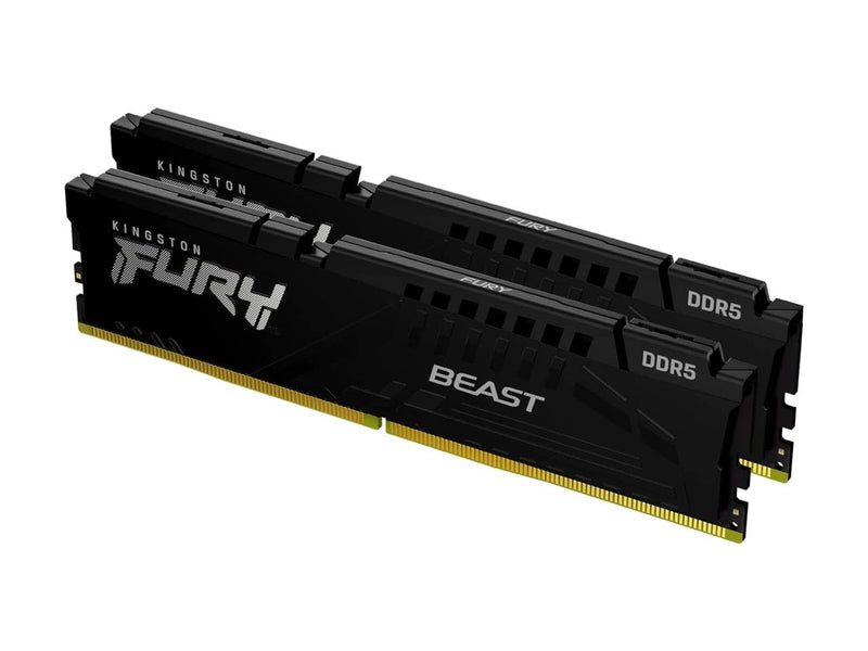 Kingston Fury Beast 64GB (2x32GB) 5600MT/s DDR5 Desktop Memory (KF556C40BB2K2-64)