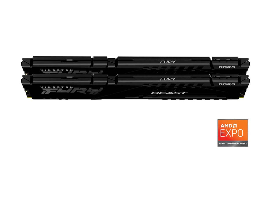 Kingston Fury Beast 64GB (2x32GB) 5600MT/s DDR5 Desktop Memory (KF556C40BB2K2-64)