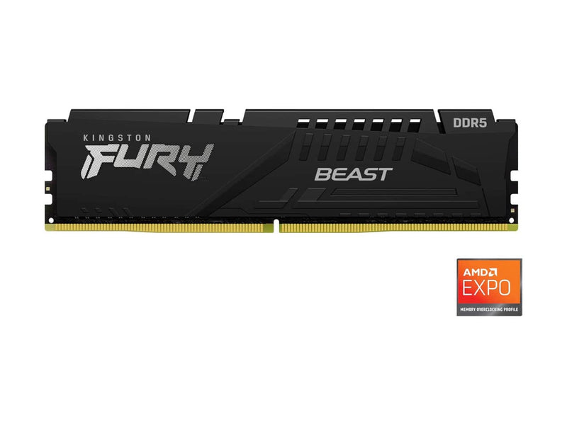 Kingston Fury Beast 64GB (2x32GB) 5600MT/s DDR5 Desktop Memory (KF556C40BB2K2-64)