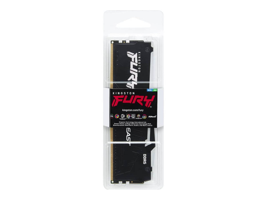 Kingston Fury Beast 32GB (1x32GB) DDR5 5600MT/s Desktop Memory (KF556C40BBA-32)