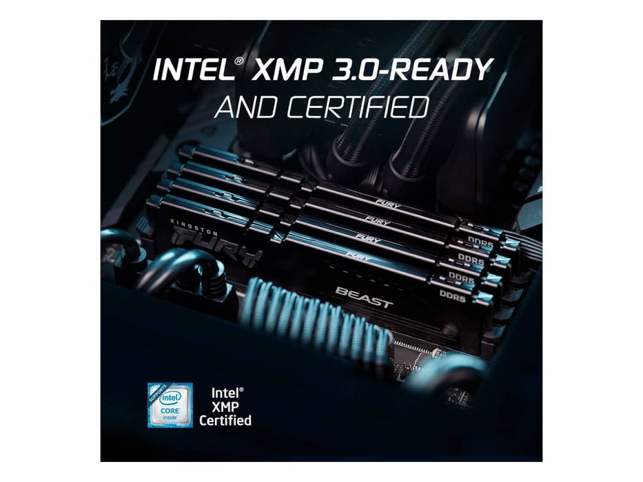 Kingston Fury Beast 32GB (2x16GB) DDR5 6000MT/s Desktop Memory (KF560C36BBE2K2-32)