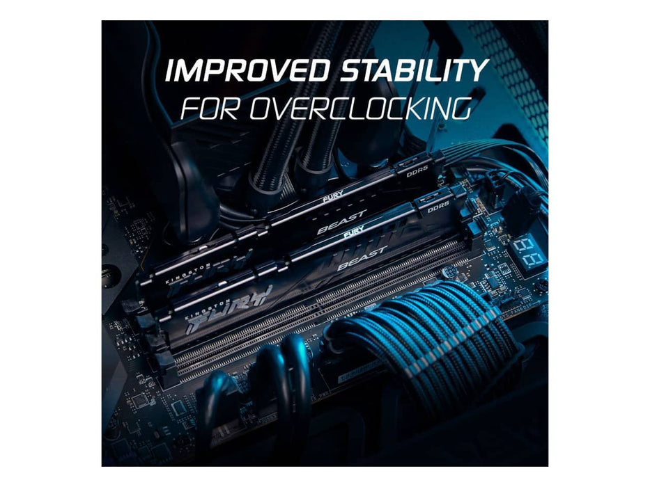 Kingston Fury Beast 32GB (2x16GB) DDR5 6000MT/s Desktop Memory (KF560C36BBE2K2-32)