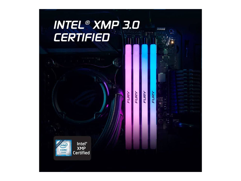 Kingston FURY Renegade RGB 32GB (2x16GB) DDR5 6400MT/s Desktop Memory (KF564C32RSAK2-32)