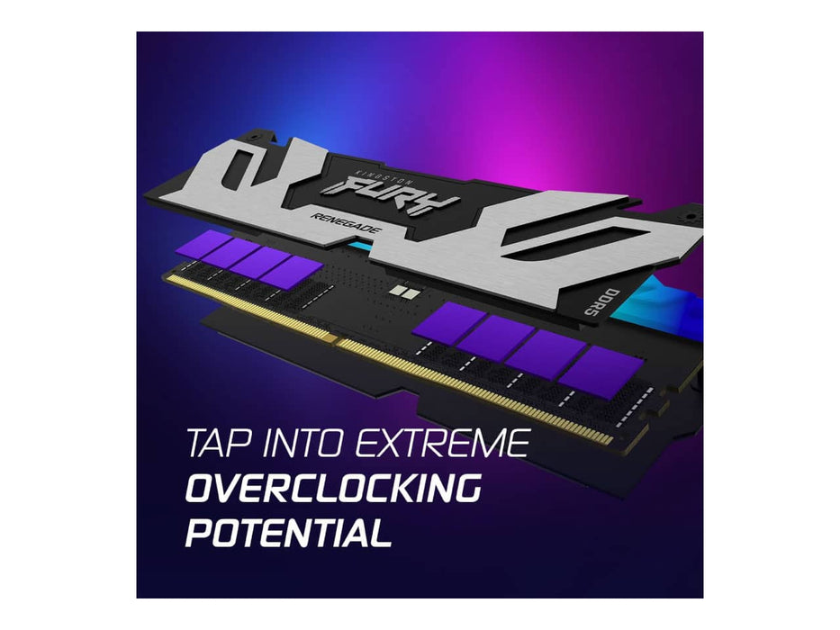 Kingston FURY Renegade RGB 32GB (2x16GB) DDR5 6400MT/s Desktop Memory (KF564C32RSAK2-32)