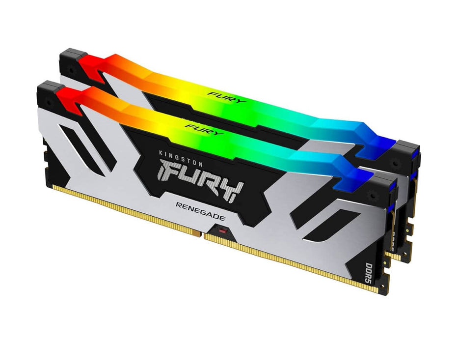 Kingston FURY Renegade RGB 32GB (2x16GB) DDR5 6400MT/s Desktop Memory (KF564C32RSAK2-32)